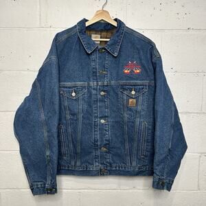 Vintage Carhartt Blanket-Lined Trucker Jacket “Darkstone”